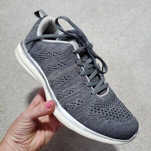 APL Techloom Breeze Sneakers Running Shoes Limited Edition Silver Wht Women's 8